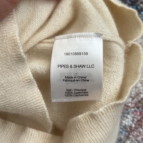 VERONICA BEARD Mar Cashmere Bell-Sleeved Sweater - XS - Picture 4 of 4